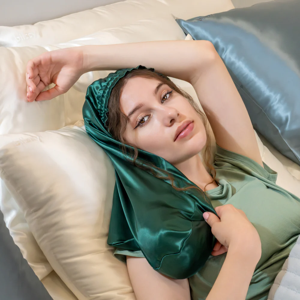 Blissy Cascade Bonnet - Emerald - Image 15