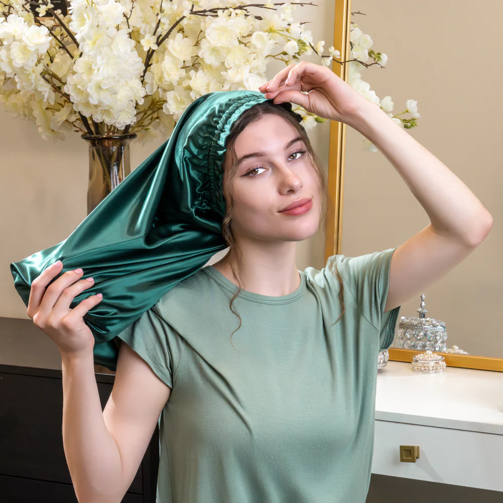 Blissy Cascade Bonnet - Emerald - Image 8