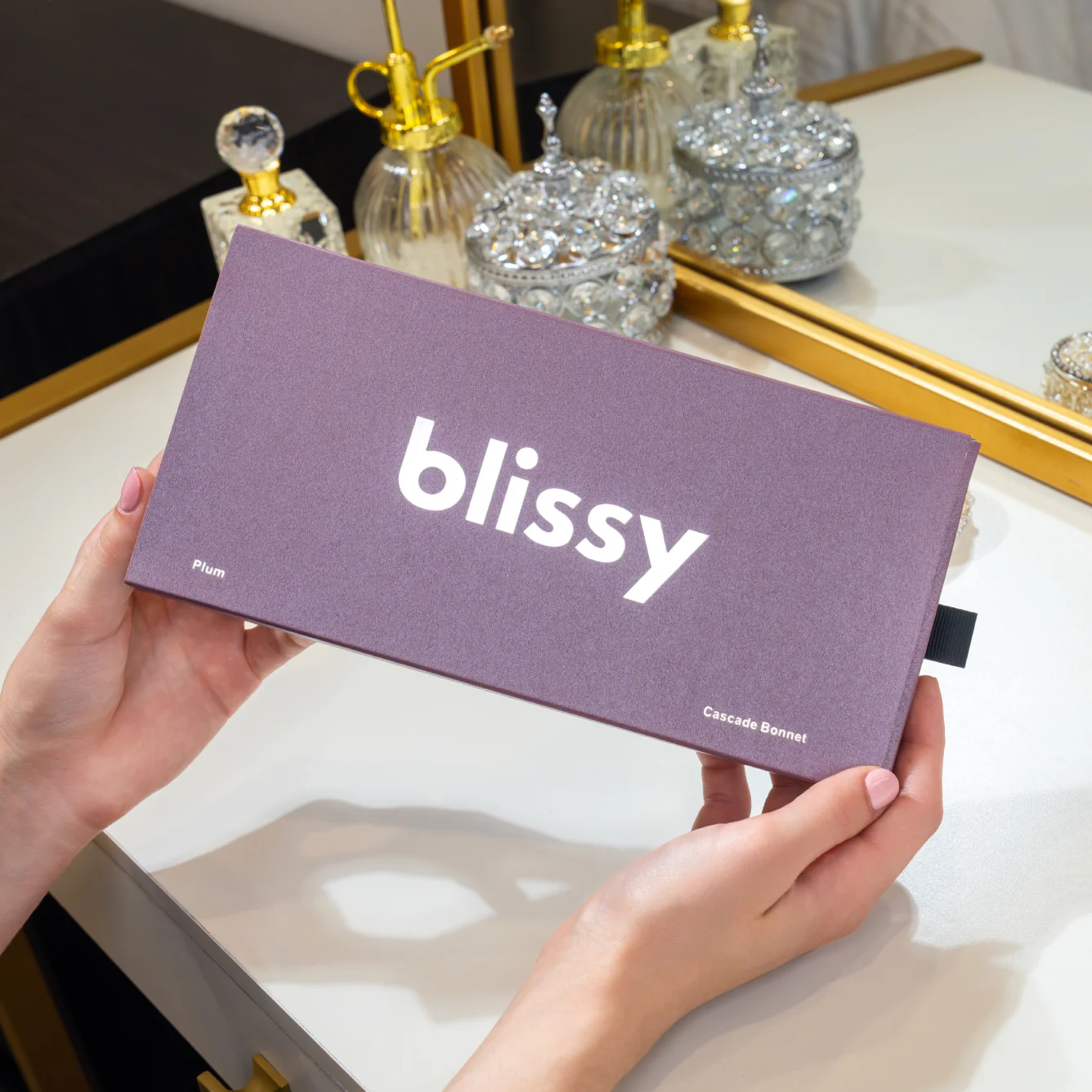 Blissy Cascade Bonnet - Plum - Image 8